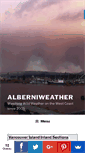 Mobile Screenshot of alberniweather.ca